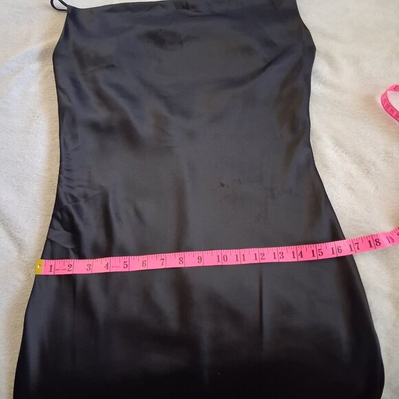 Petal & Pup Women's Size 8 Black Persia Cowl Neck Midi Dress *FLAWS* - Picture 13 of 16